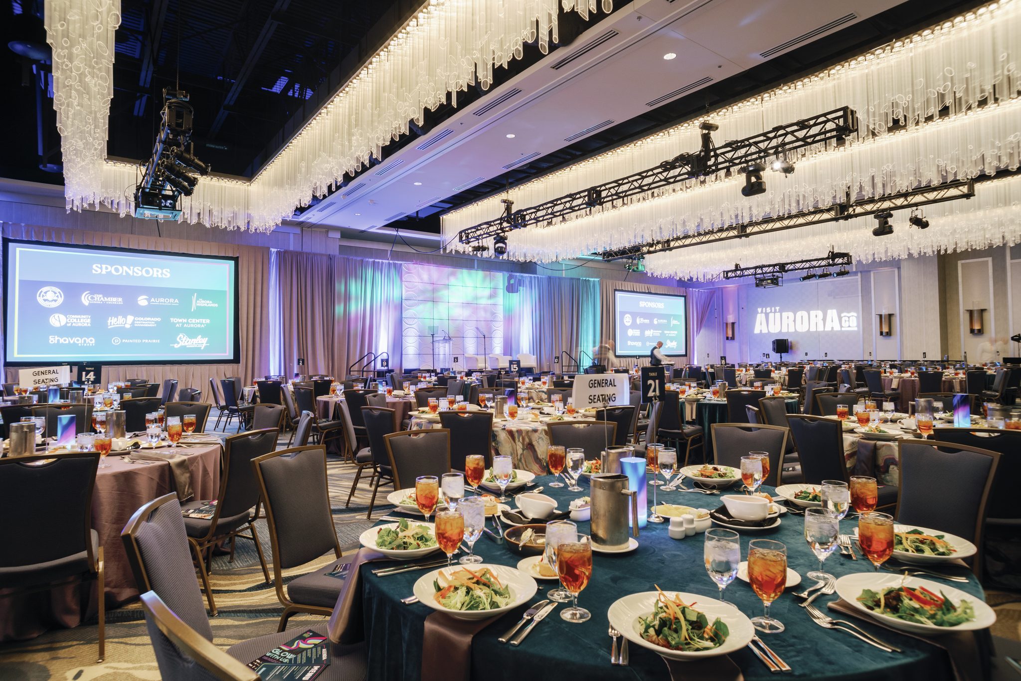 Conference photography at the Gaylord Rockies Resort - keynote presentations and large events