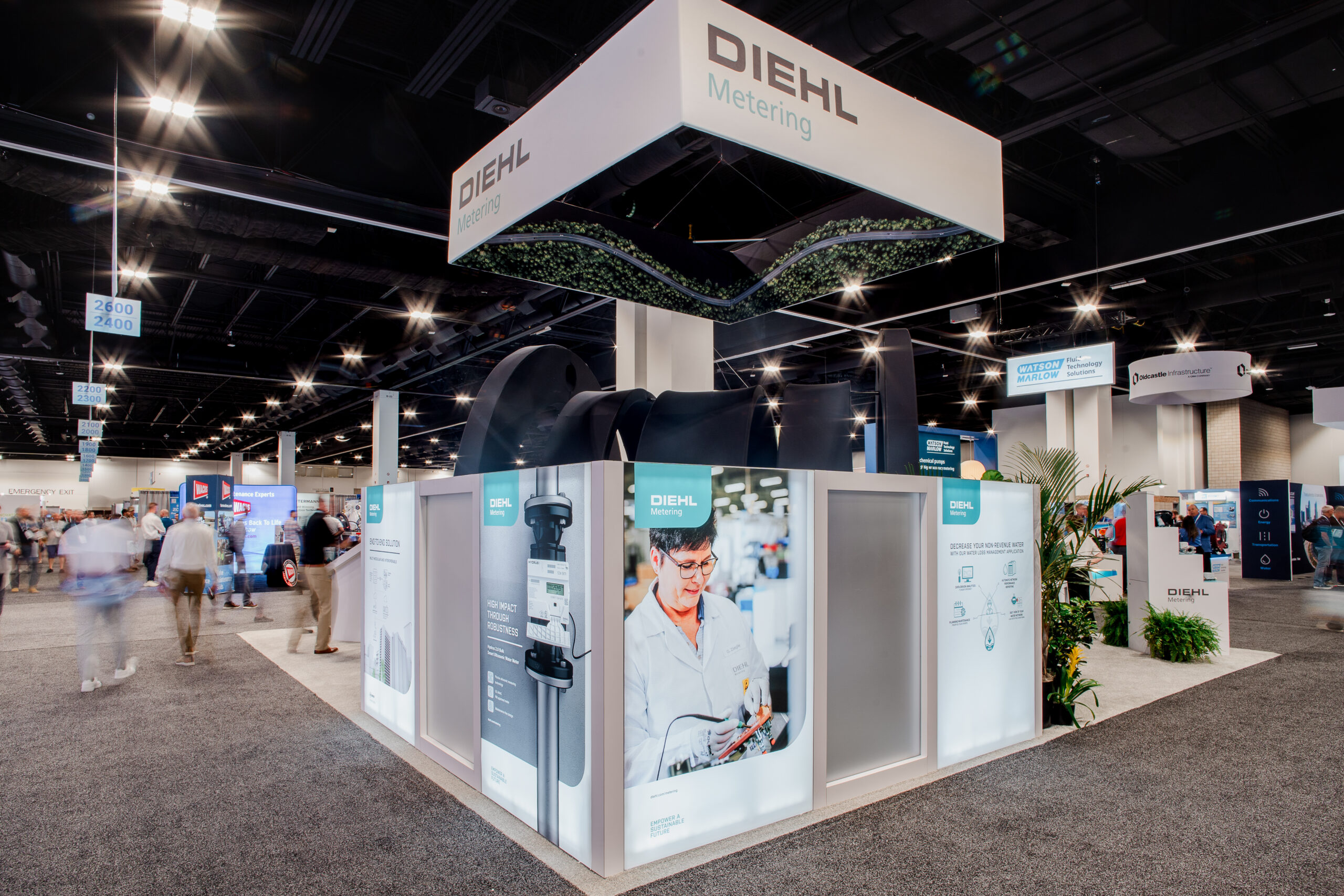 Conference headshot station setup at Denver event