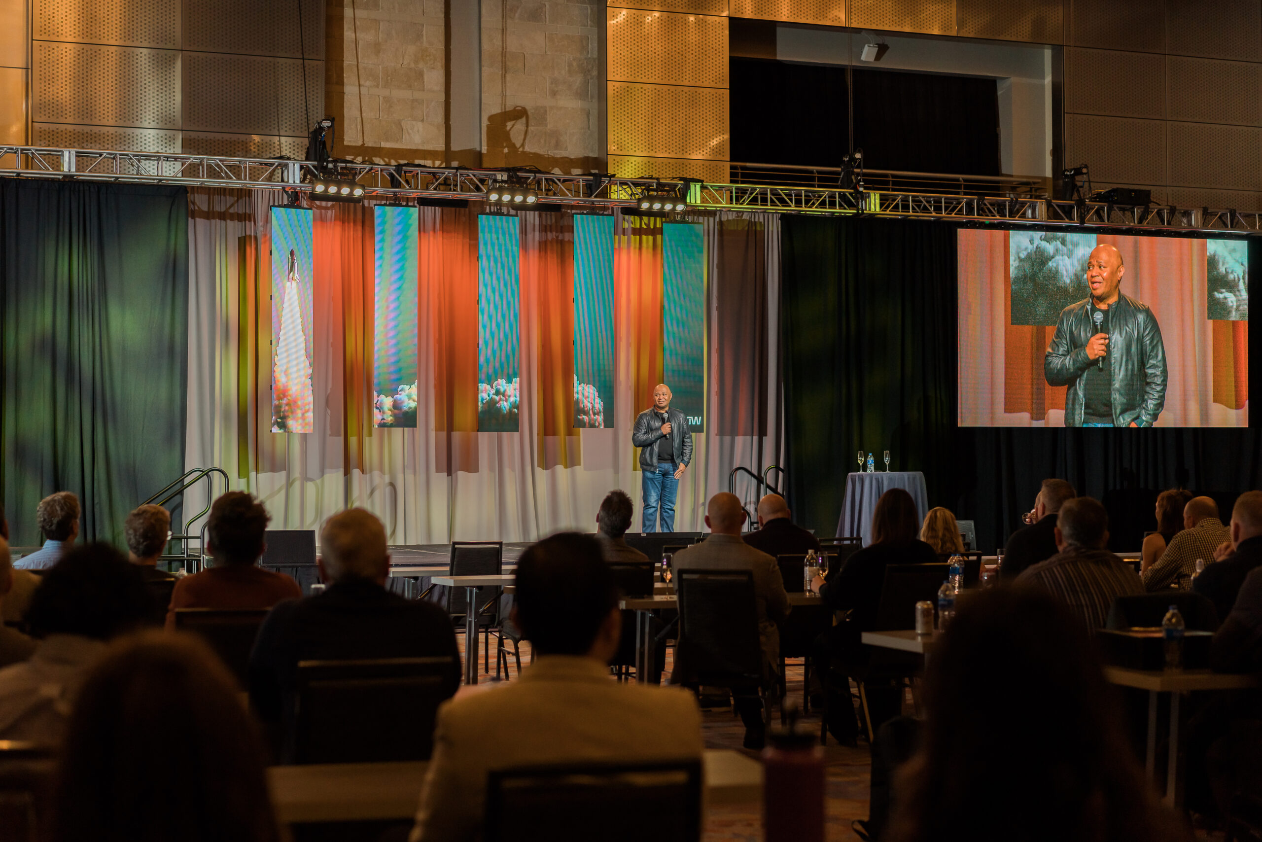 Attendee portrait at professional conference by From the Hip Photo