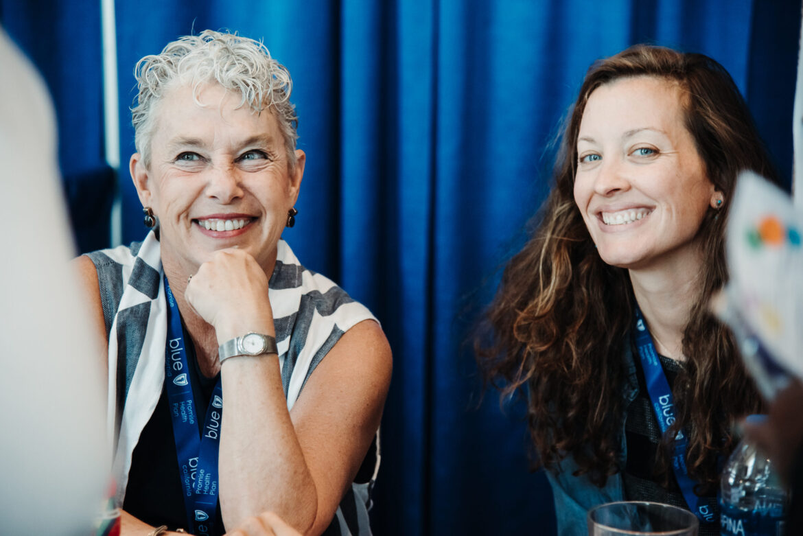 Professional conference photography setup at Denver convention event