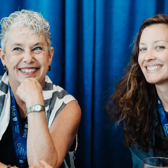 Professional conference photography setup at Denver convention event