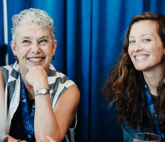 Professional conference photography setup at Denver convention event