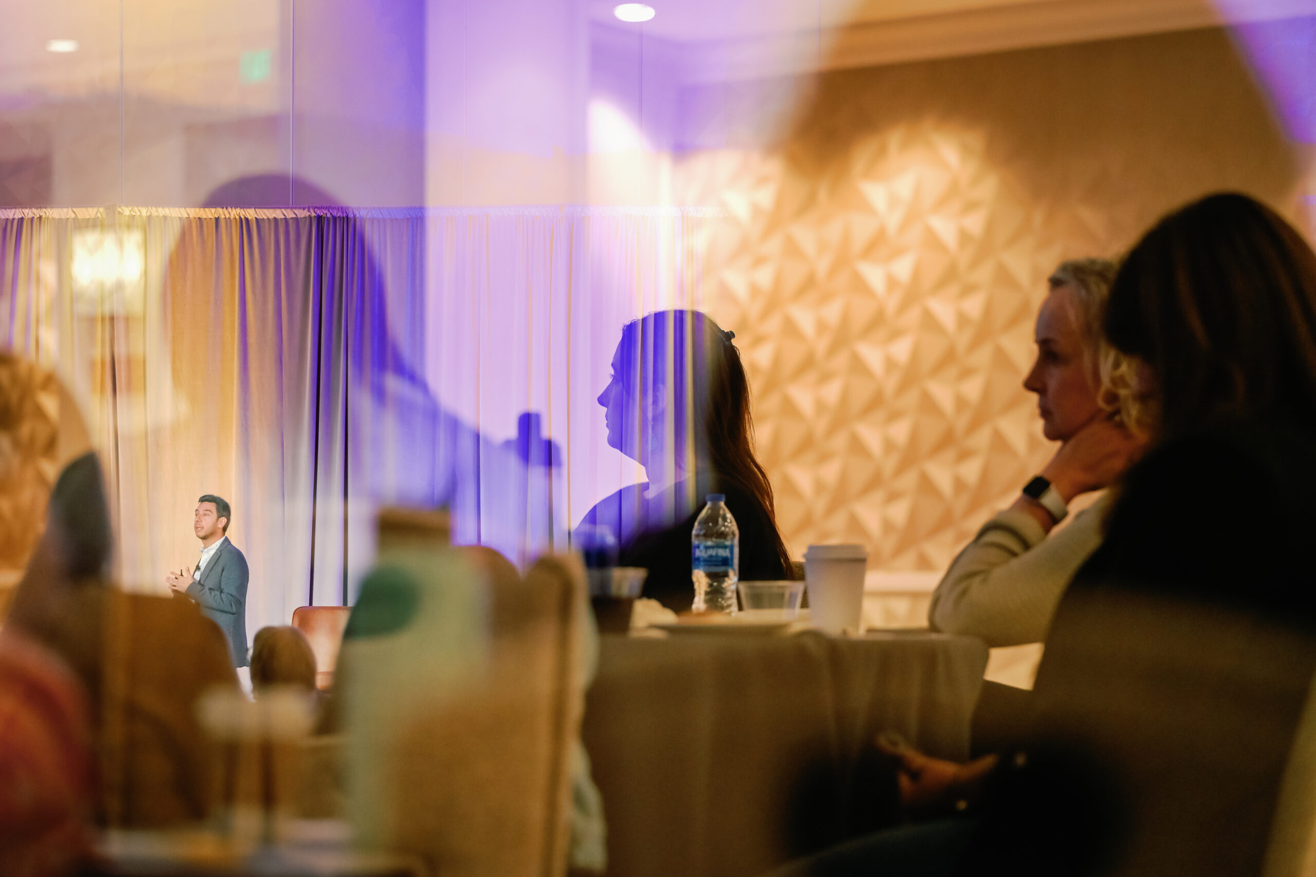 Corporate event photography at Colorado convention venue by From the Hip Photo