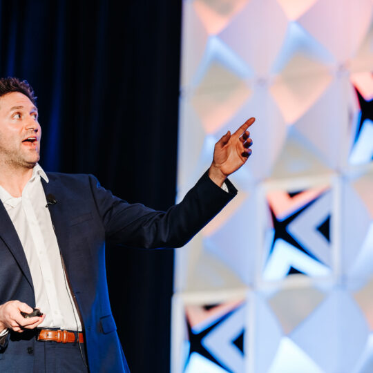 Trade show exhibit hall photography at Denver convention