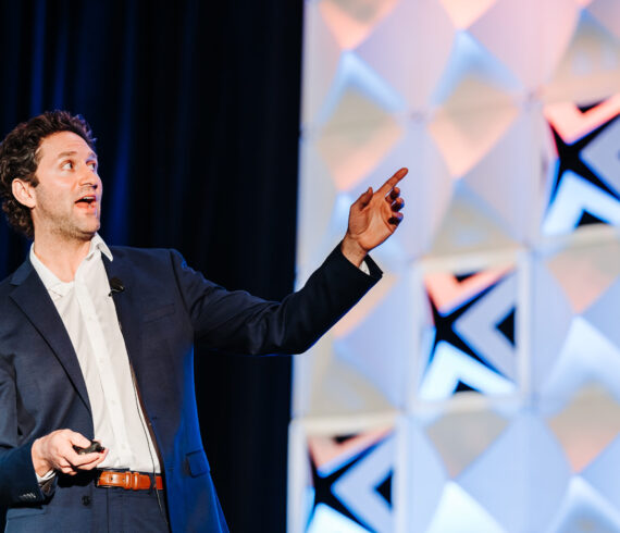 Trade show exhibit hall photography at Denver convention