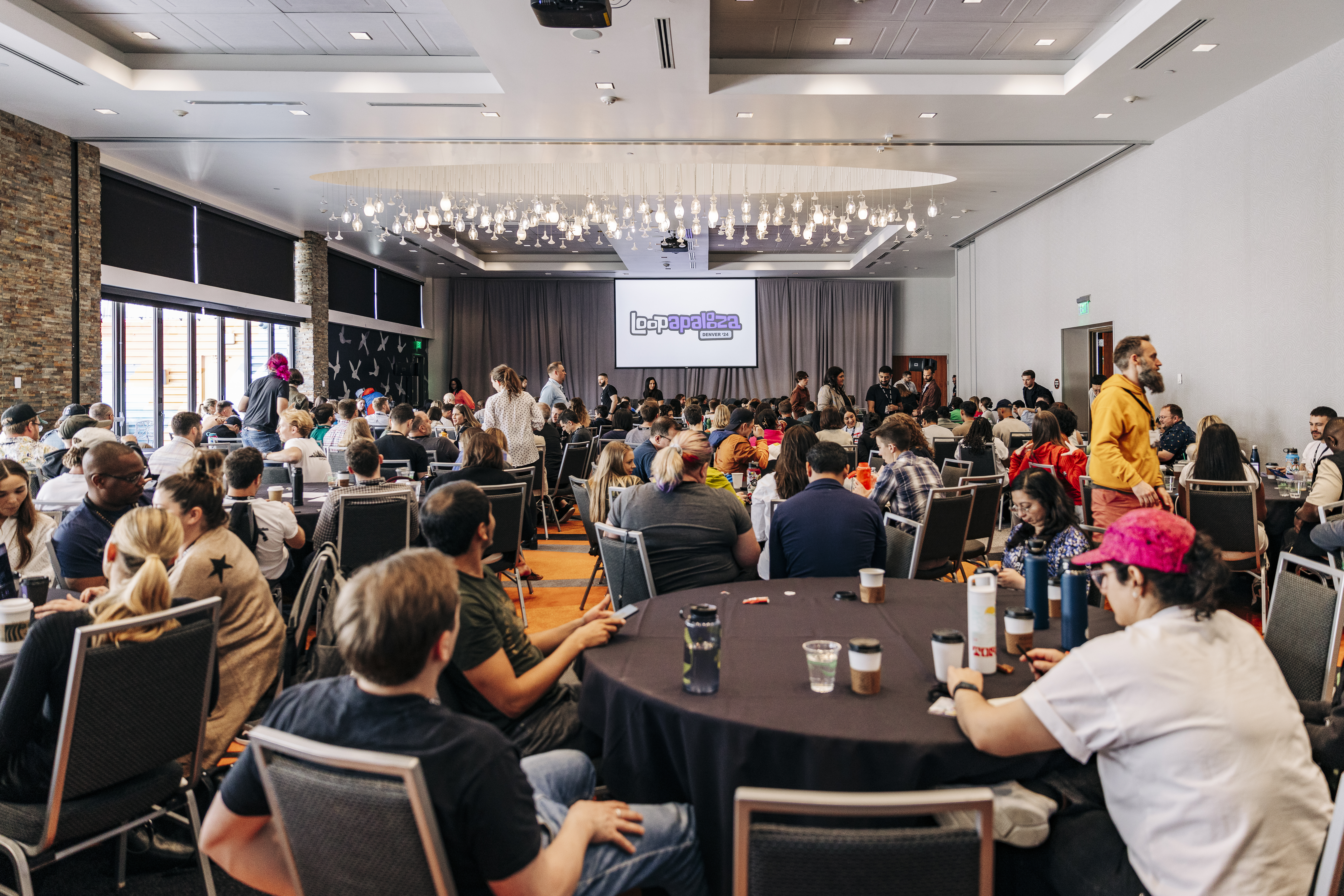 Conference networking reception photography by From the Hip Photo