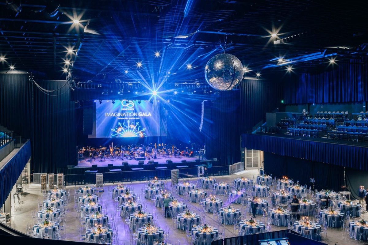 Grand ballroom annual meeting gala photographed by From the Hip Photo